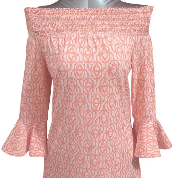 Cabana Life Off the Shoulder Tassel Dress XS Palm Beach Tropical Vacation Beach - Picture 4 of 11